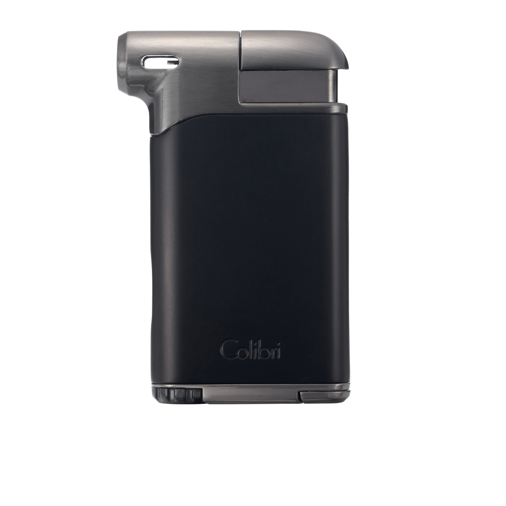 Colibri Pipe Lighter Pacific Black/Gunmetal - vooraanzicht