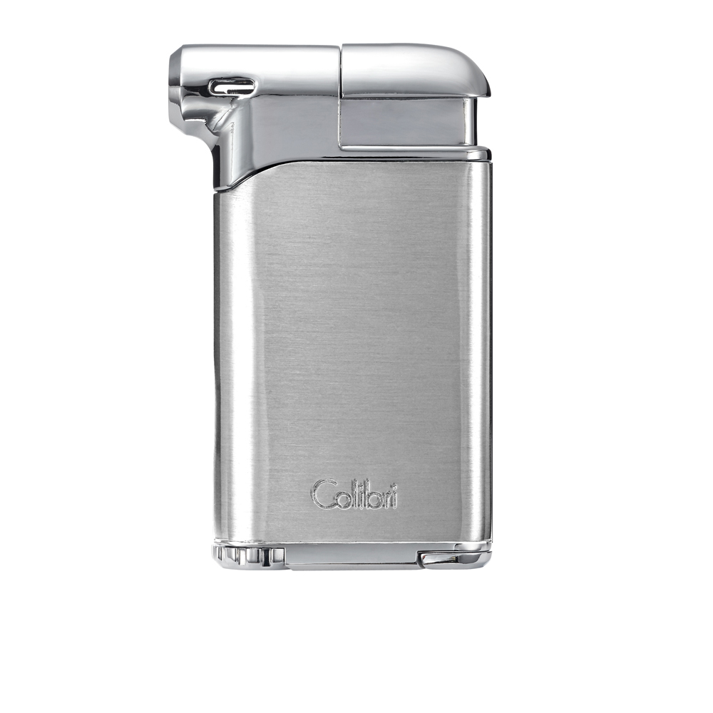 Colibri Pipe Lighter Pacific Chrome - vooraanzicht