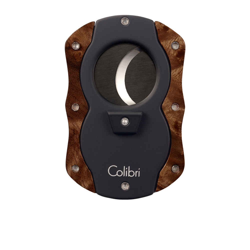 Colibri sig. knip. Cut Black/Dark Burl - vooraanzicht