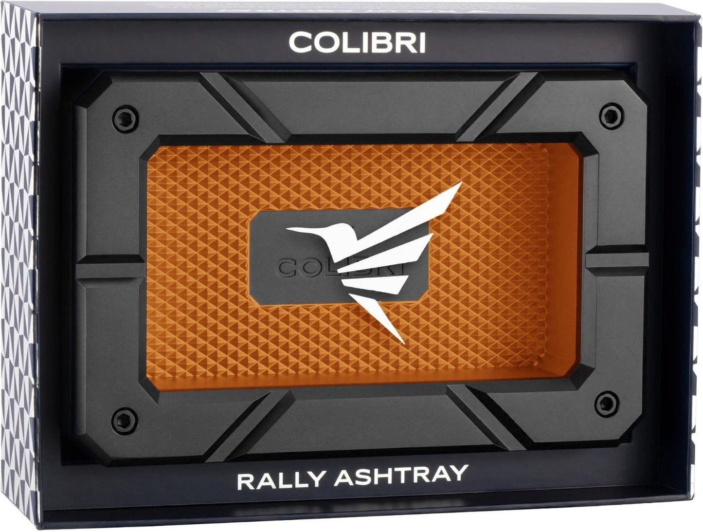 Colibri - Ashtray Rally - Black/Rose Gold - bovenaanzicht