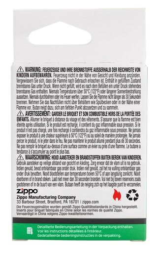 Zippo Yellow flame Butane PIPE Insert - detail