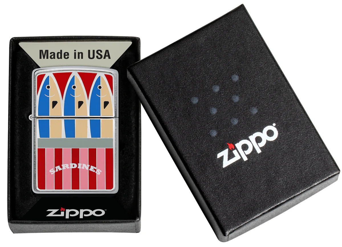 Zippo Aansteker - 200 Sardines Emblem - detail 1