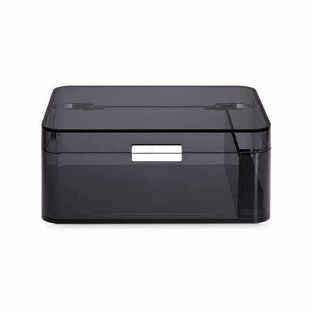 Humidor Smoking Acrylice ca. 40 sigaren - vooraanzicht humidor met acryl deksel