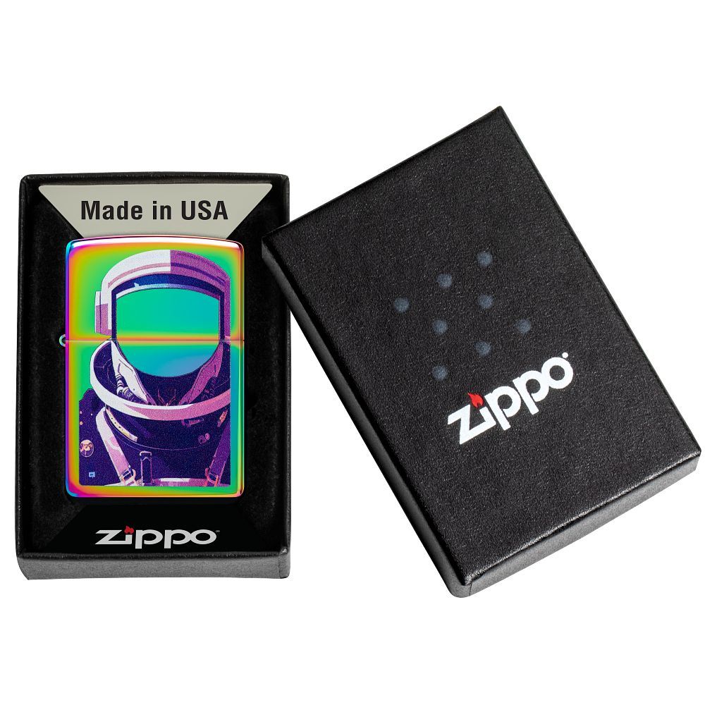Zippo Aansteker Astronaut Design - detail