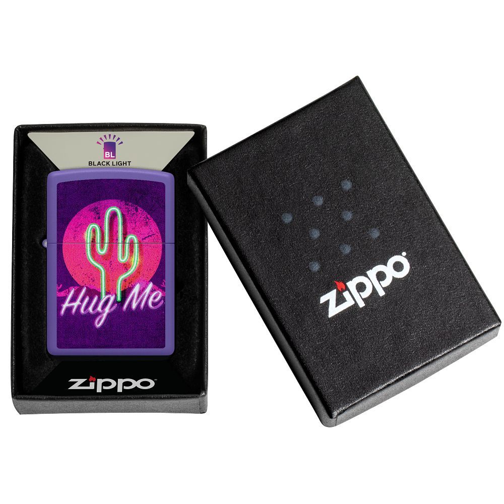 Zippo Aansteker Retro Cactus Design - detail