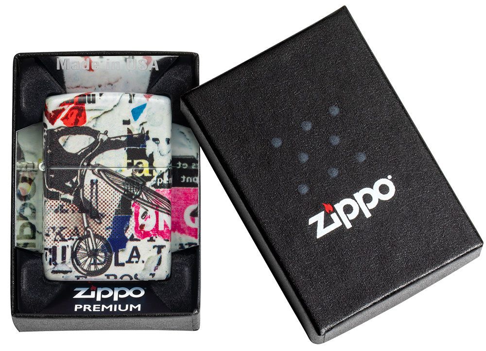 Zippo Aansteker 49352 Urban design - detail