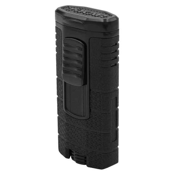 Xikar Tactical Triple Jet-Flame Black - bovenaanzicht