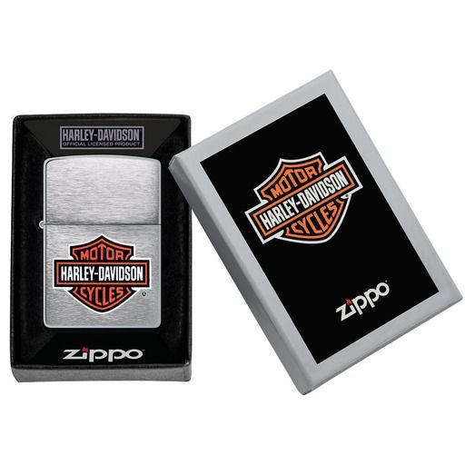 Zippo Aansteker 200 H-D Bar & Shield - detail