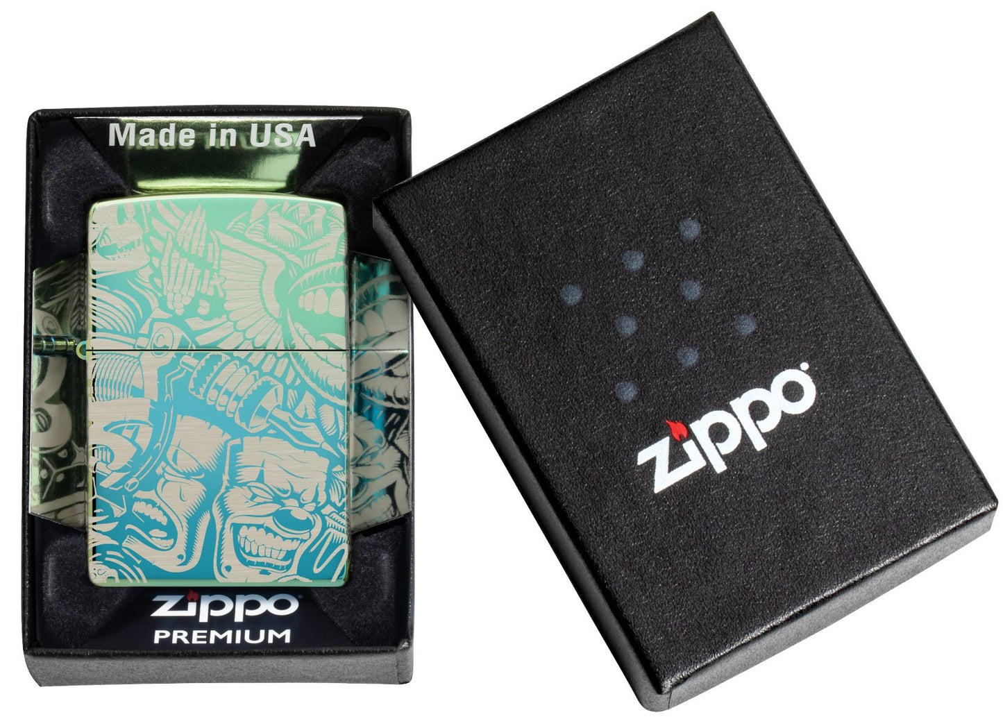 Zippo Aansteker 49191 Tattoo Theme Design - detail