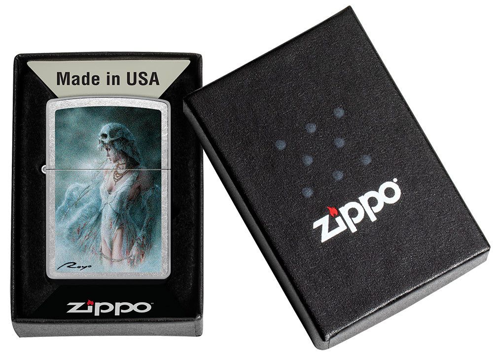Zippo Aansteker Luis Royo - detail