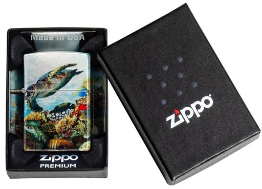 Zippo Aansteker 48459 Deep Sea Design - detail