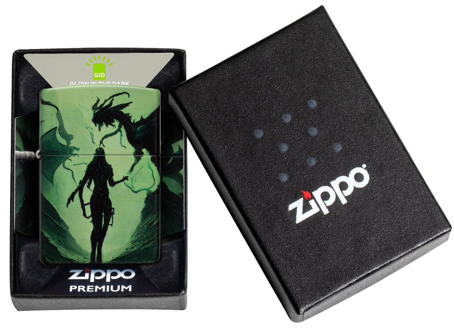 Zippo Aansteker 49193 Dragon Design - detail
