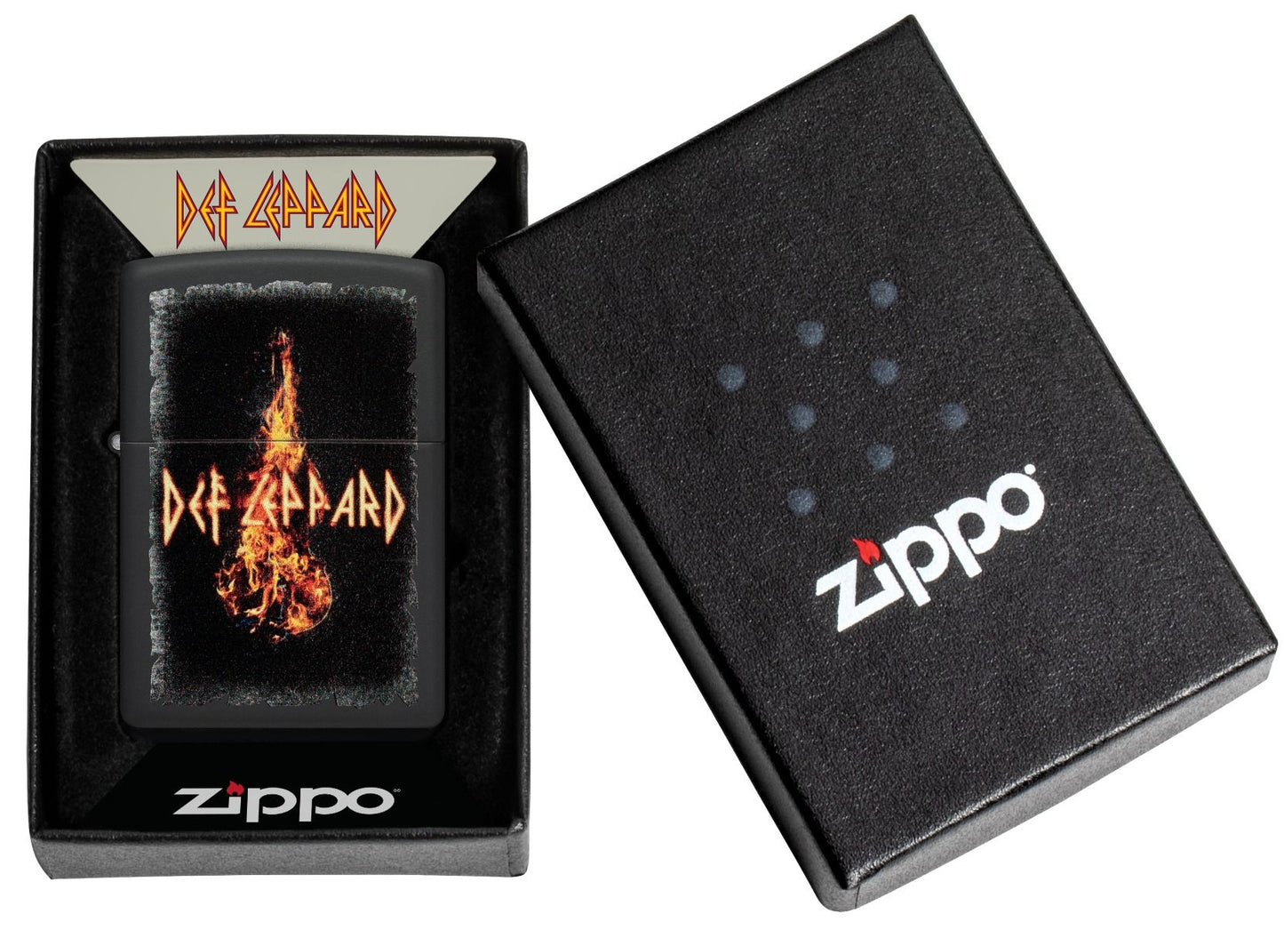 Zippo Aansteker 218 Def Leppard - detail