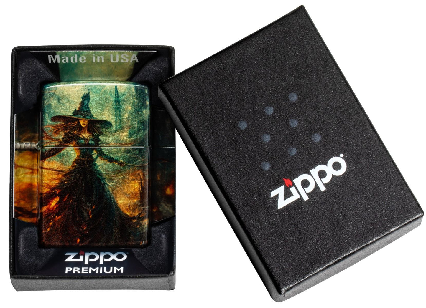 Zippo Aansteker 48458 Witch Design - detail