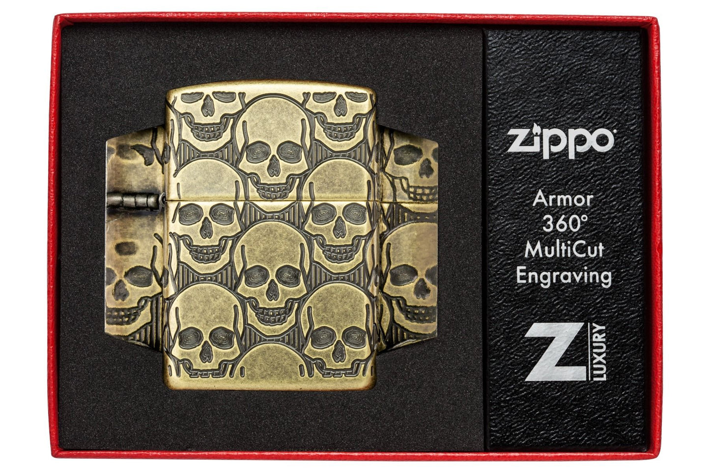 Zippo Aansteker 29561 Skulls Design - detail