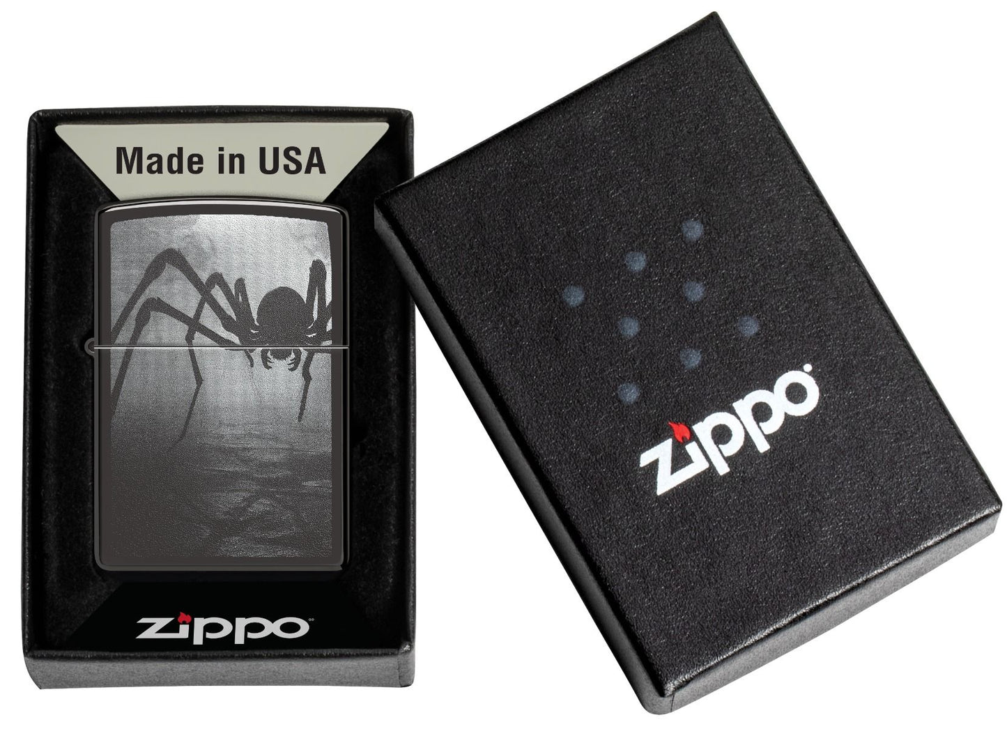 Zippo Aansteker 24756 Spider Design - detail