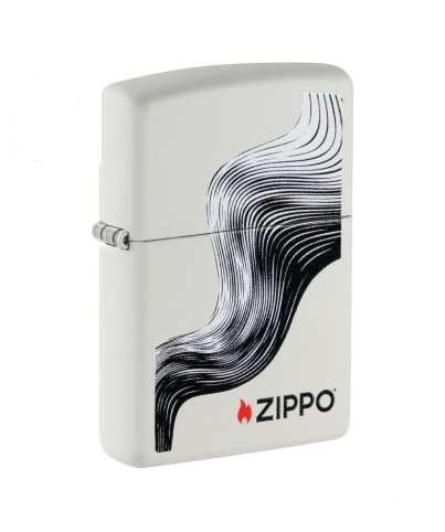 Zippo Aansteker 214 Swirl Design - vooraanzicht