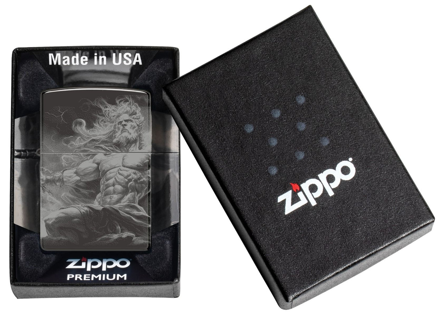 Zippo Aansteker 24756 Zeus Design - detail