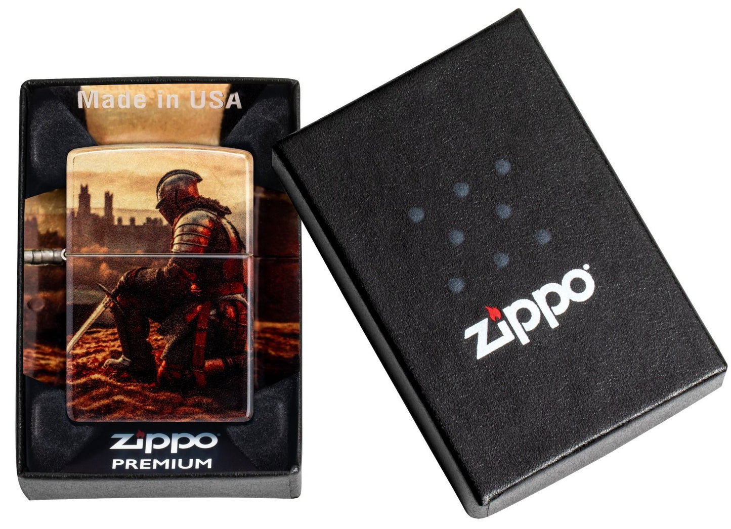Zippo Aansteker 48458 Knight Design - detail