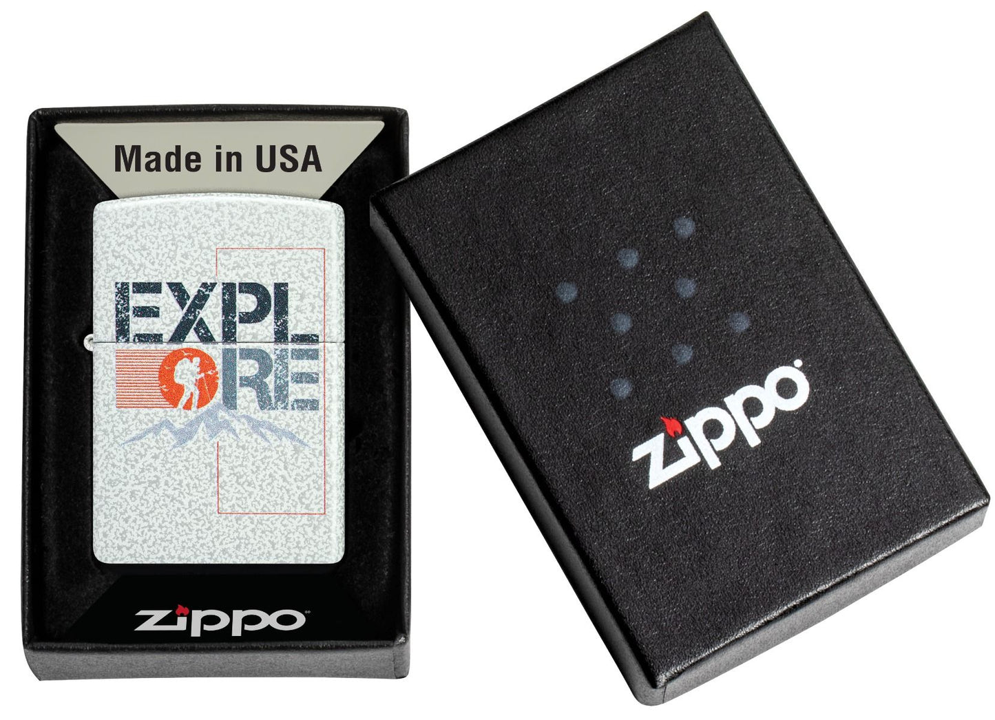 Zippo Aansteker 46020 Explore Design - detail