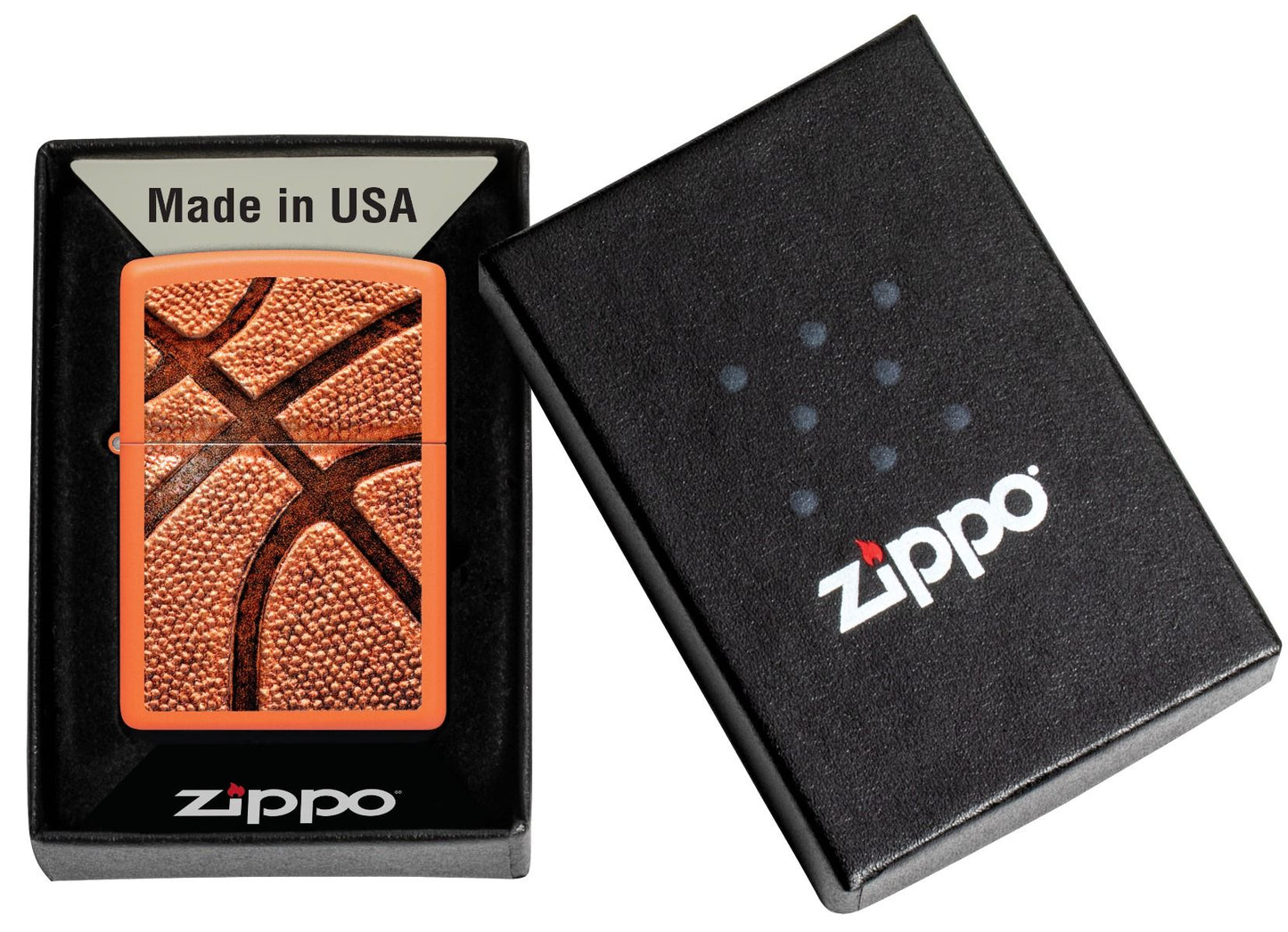 Zippo Aansteker 231 Basketball Design - detail