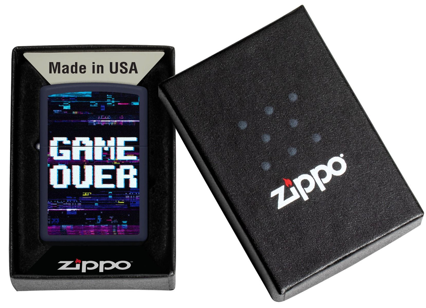 Zippo Aansteker 239 Game Over Design - detail