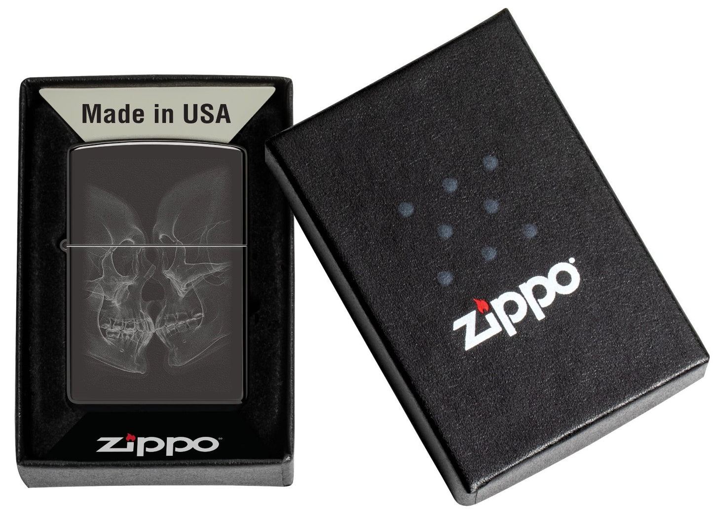 Zippo Aansteker 24756 X-Ray Kiss Design - detail