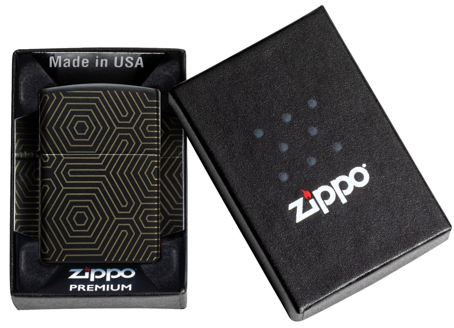 Zippo Aansteker - 218 Geometric Lines Design - detail 3