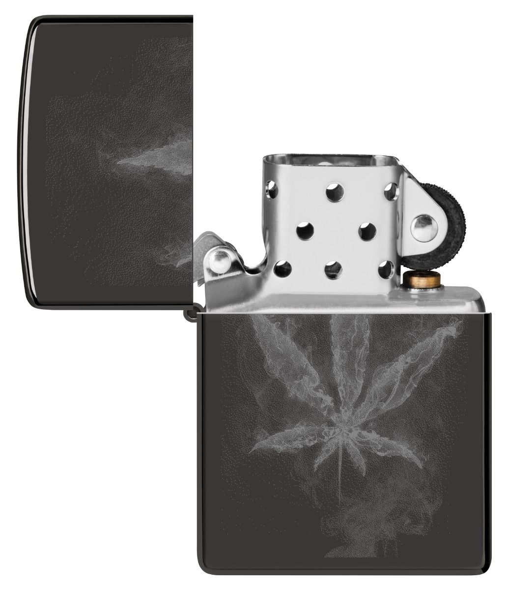 Zippo Aansteker - 24756 Smokey Leaf Design - detail 1