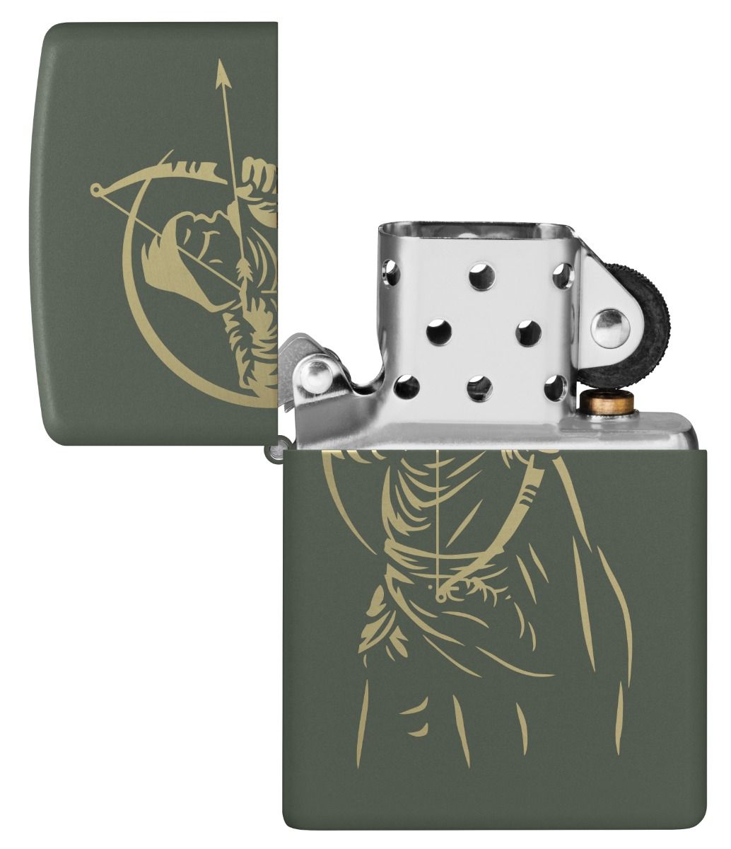 Zippo Aansteker - 221 Bow Hunter Design - detail 1