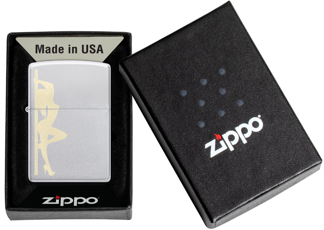 Zippo Aansteker - 205 Girl Design - detail 1