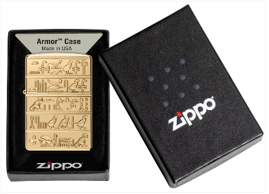 Zippo Aansteker - 169 Hieroglyphs Design - detail 1