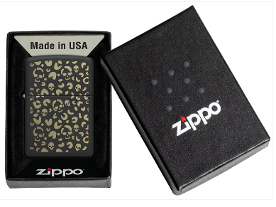 Zippo Aansteker - 218 Skull Leopard Design - detail 1