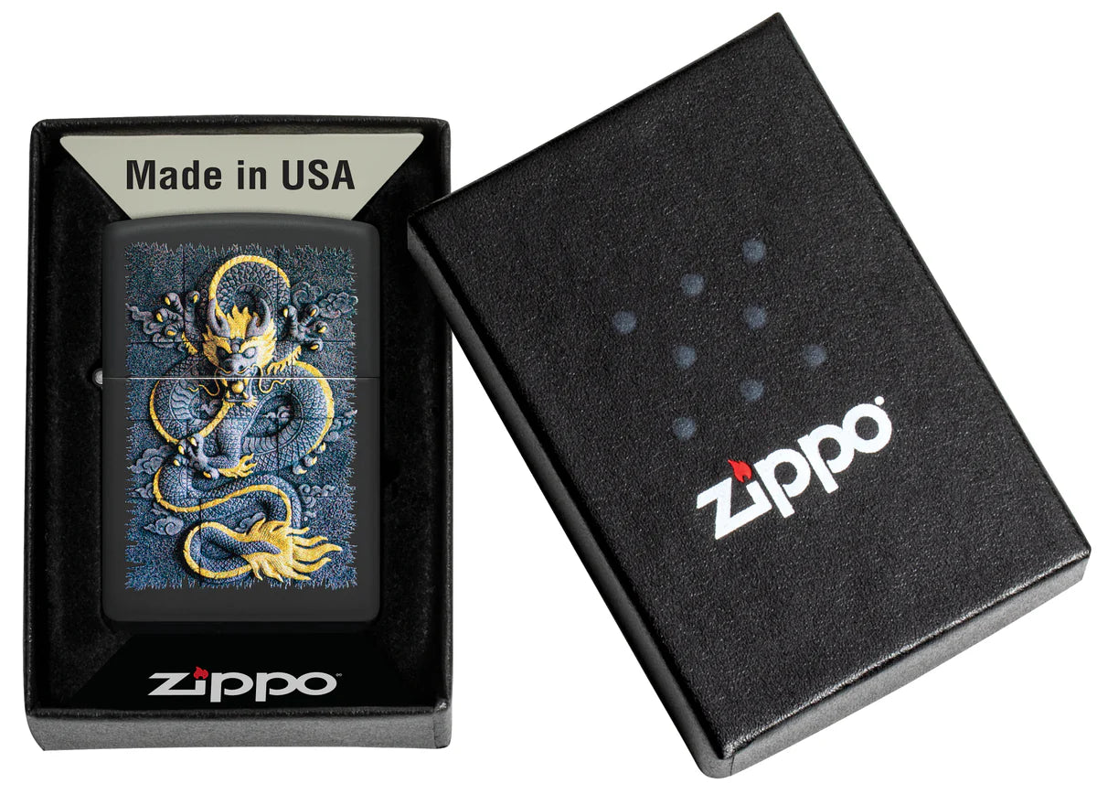 Zippo Aansteker - 218 Stone Dragon - detail 1
