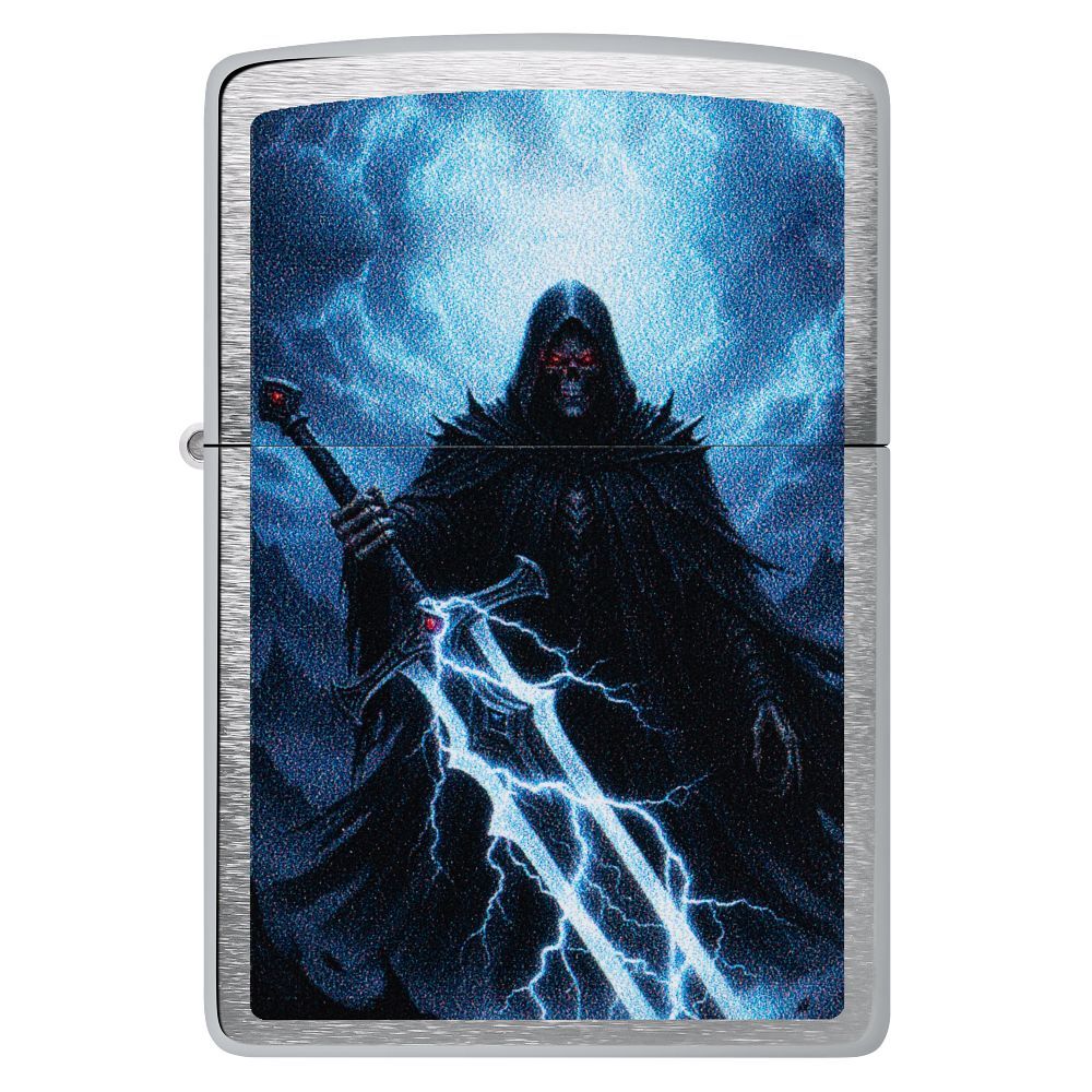 Zippo 200 Soul Reaper Design aansteker detail