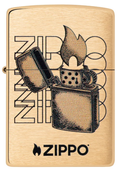 Zippo 204B Creative Zippo Design aansteker - zijaanzicht