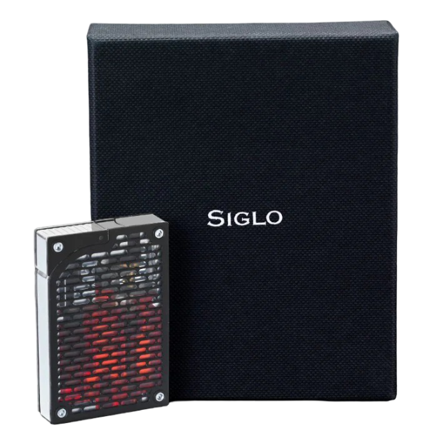 Siglo - Wire Lighter - Black - detail draadpatroon