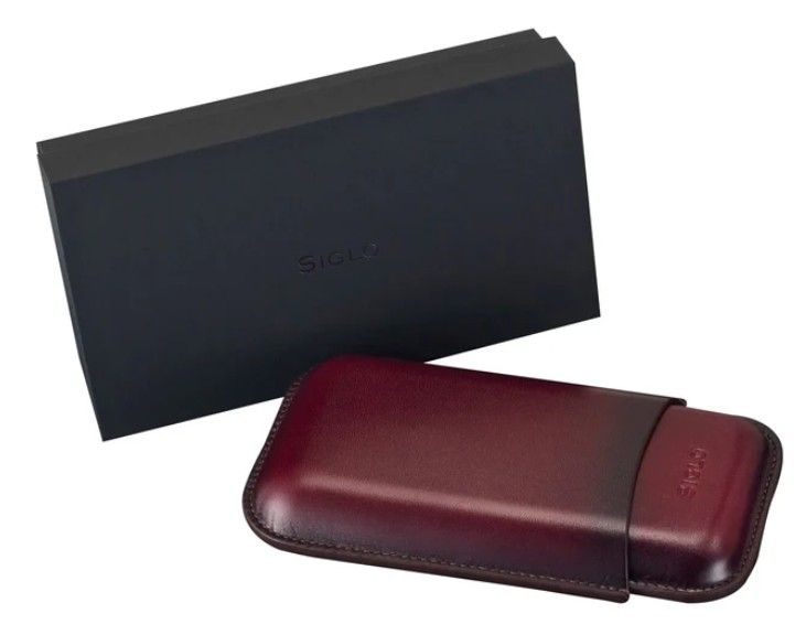 Siglo - Patina Cigar Case - Purple - detailaanzicht