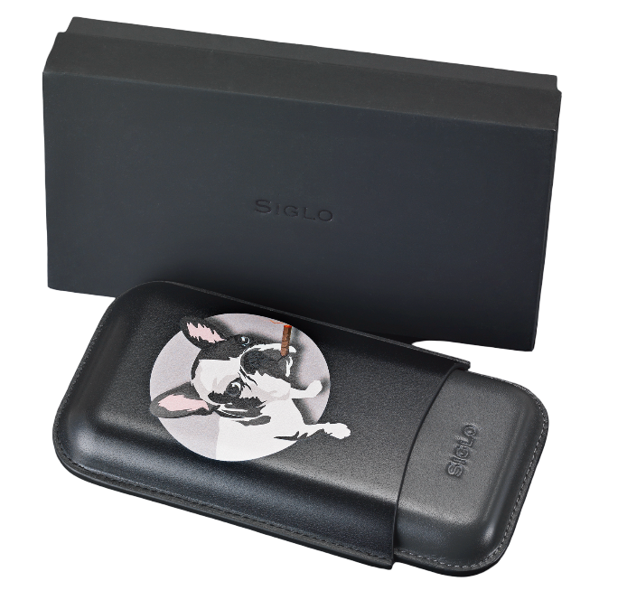 Siglo - Cigar Case Dog - Black - detailaanzicht