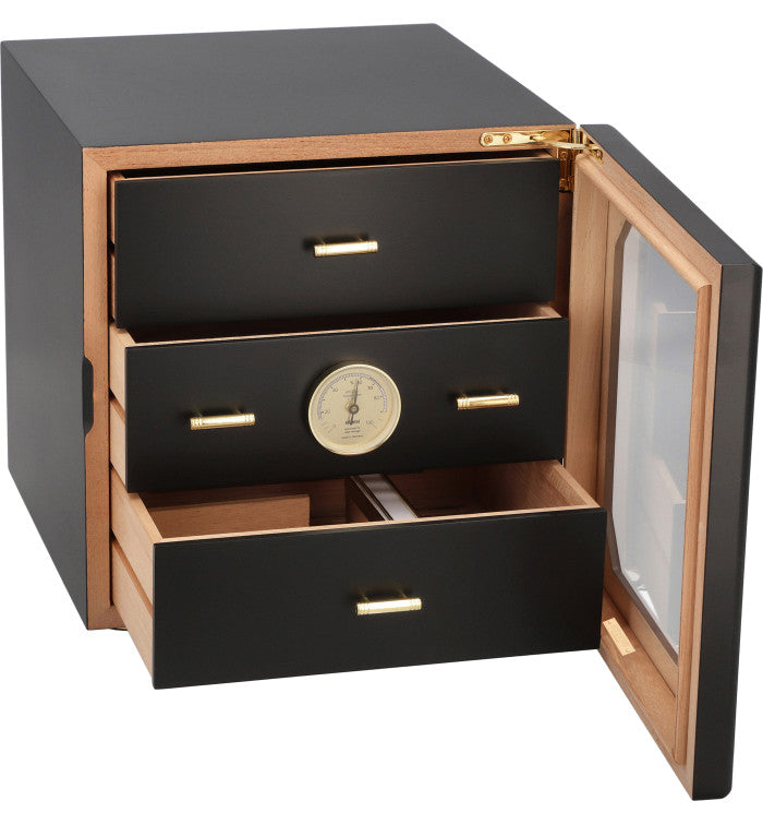 Adorini Chianti Medium Deluxe Tray Humidor - detail interieur cederhout