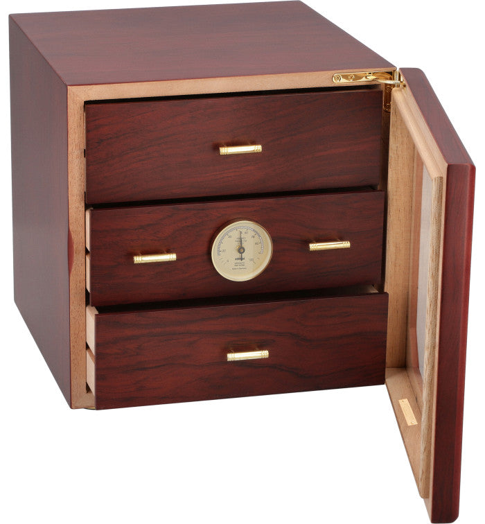 Adorini Chianti Medium Deluxe Humidor Rosewood - detail interieur cederhout