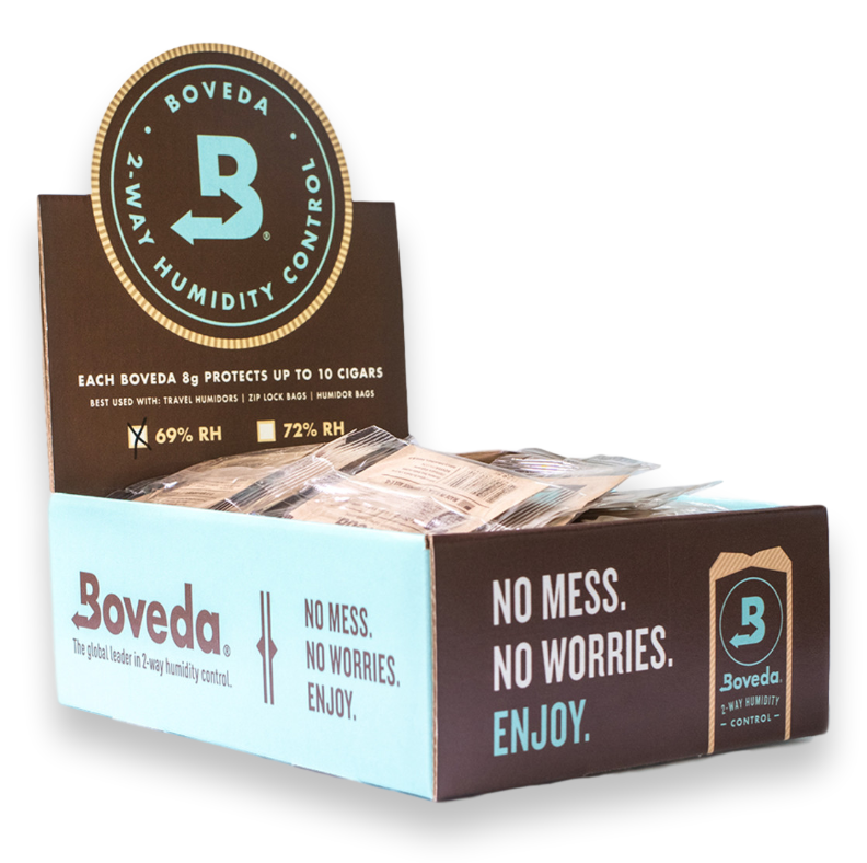 Bev. zakjes Boveda 69% 8 gr. per stuk verpakt (100x) - vooraanzicht