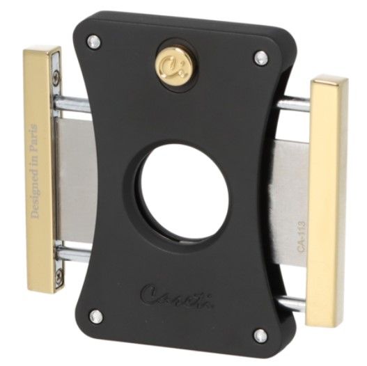 Cortapuros Caseti - Negro mate/Dorado - Cepo 54 - detalle