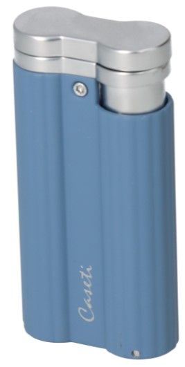 Caseti Jetflame Light Blue matte + Punch - vooraanzicht