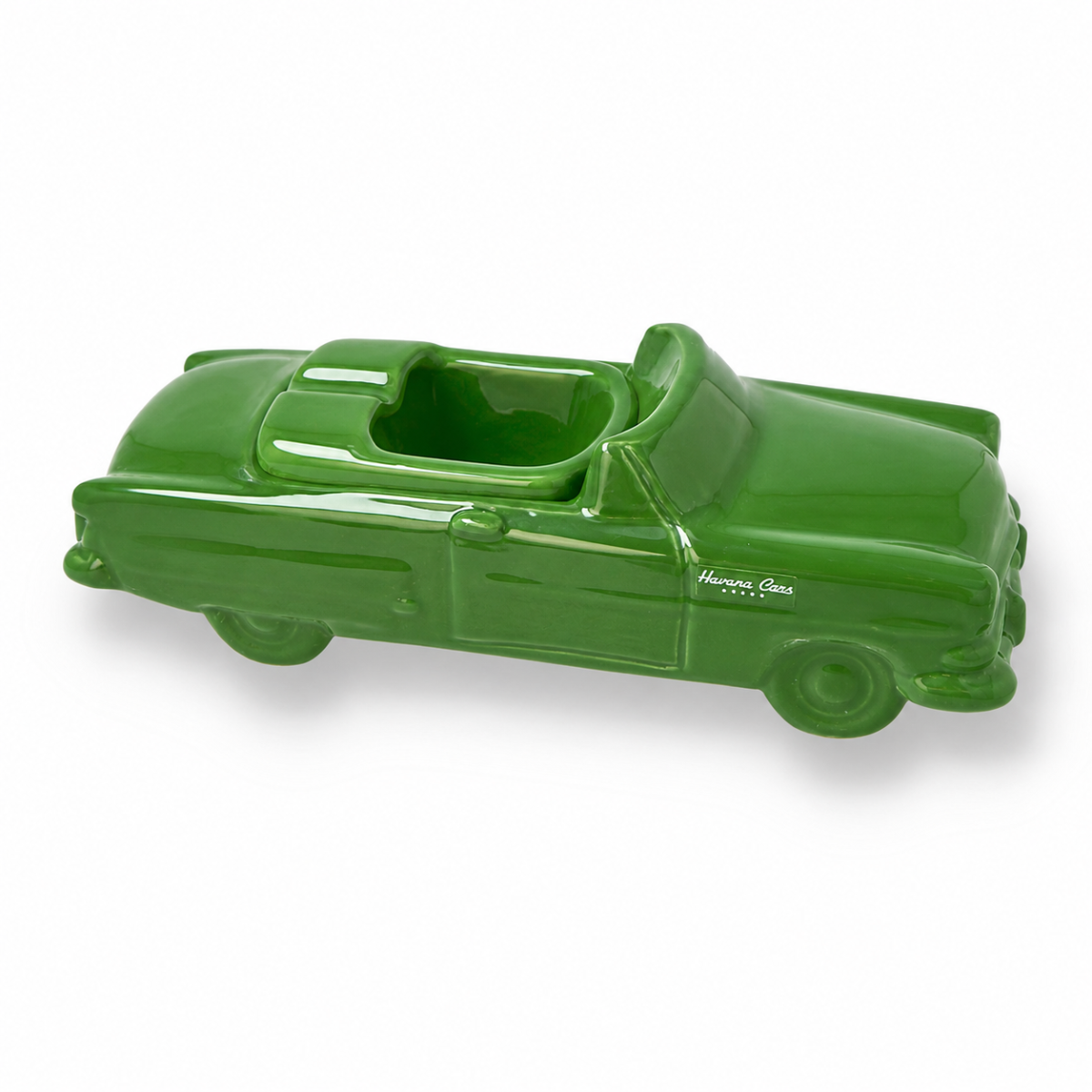 Havana Club Car Bottle Green - sigarenasbak in Bottle Green