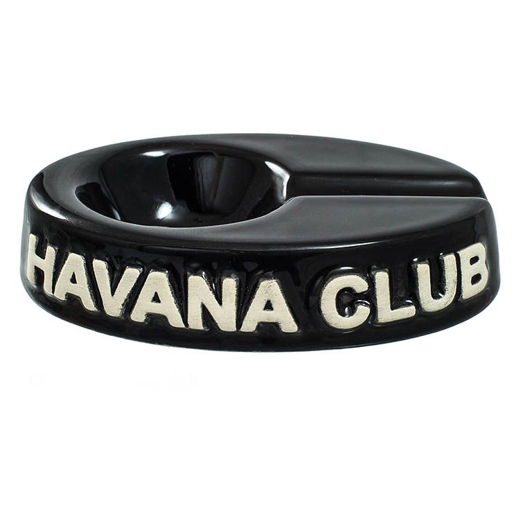 Havana Club El Chico Ebony Black - sigarenasbak in Ebony Black