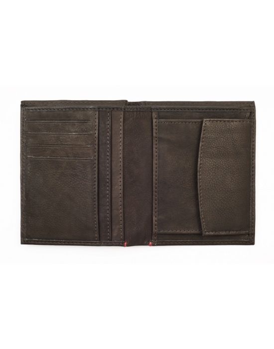 Zippo lederwaren Mens Wallet Mocca - detail
