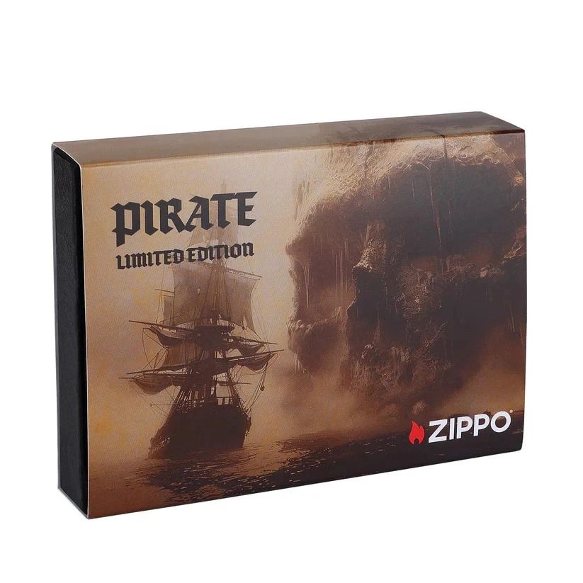 Zippo Limited Edition Pirate Skull Emblem aansteker detail 2