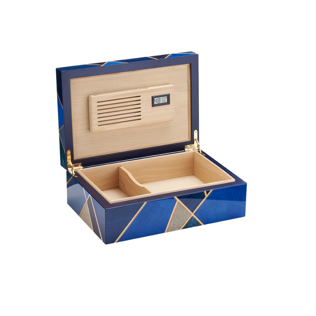 Morici Tellux Mediterraneo Humidor - binnenaanzicht cederhout