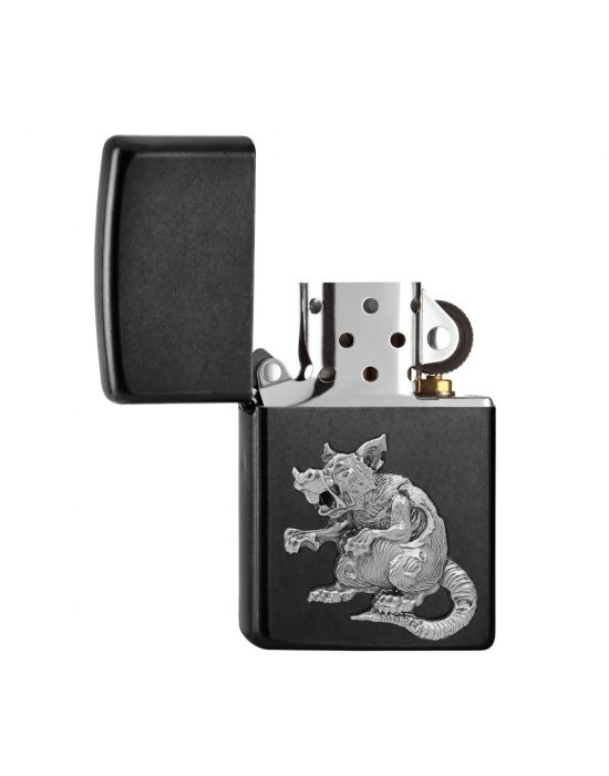 Zippo Aansteker 28378 Zombie Rat - achteraanzicht